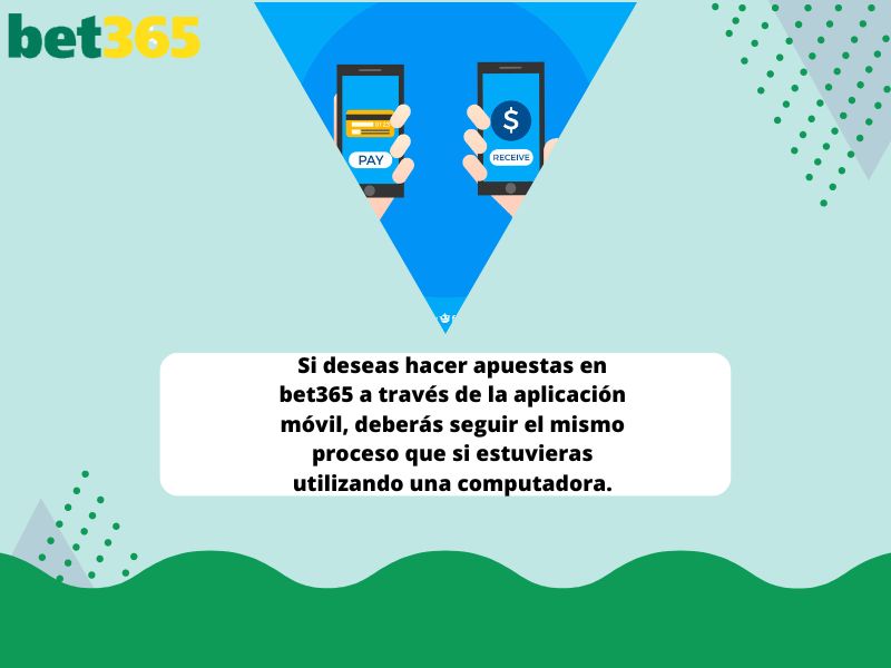 ¿Cómo puedo depositar con la app móvil de Bet365?