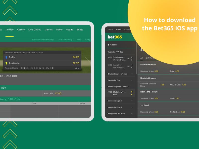 Laden Sie die Bet365-App für iOS herunter