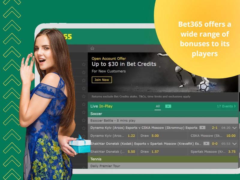 Голям избор от Bet365 бонуси height=