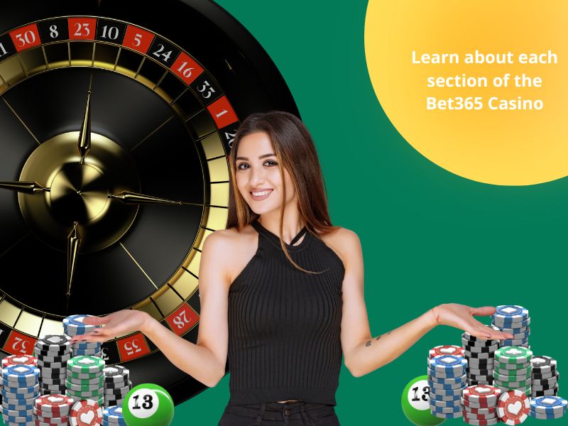 Découvrir chaque section du casino Bet365