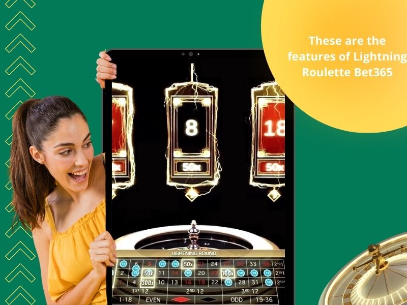 Das sind die Funktionen von Bet365 Lightning Roulette