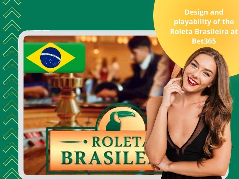 Design und Spielablauf des Spiels Roleta Brasileira bei Bet365