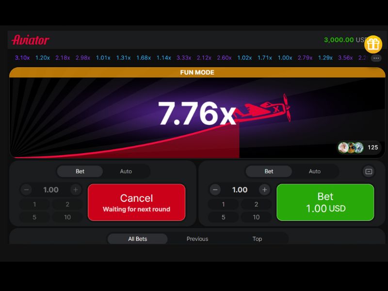 Caraterísticas e funções do Aviador Caraterísticas e funções do Aviator