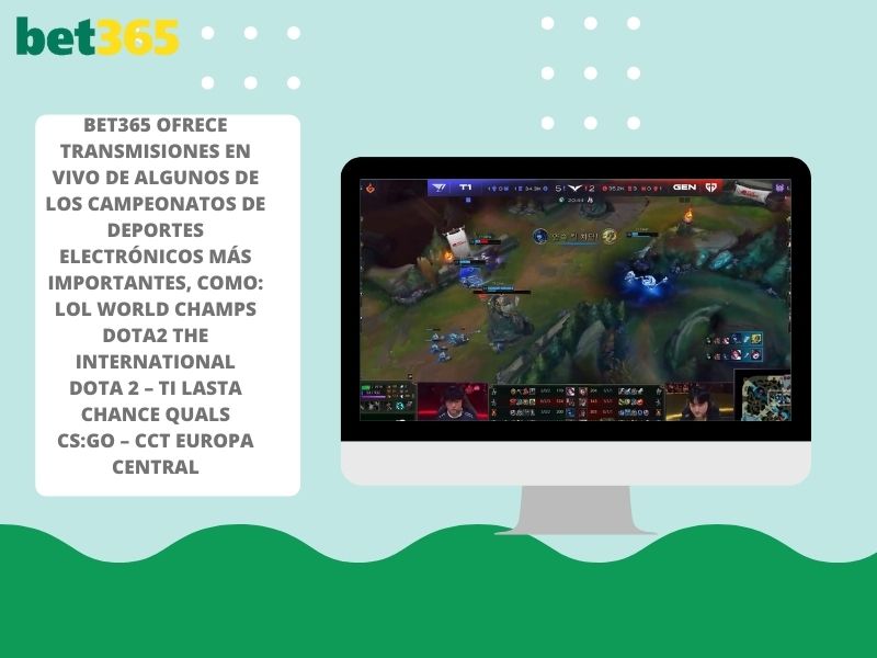 Apuestas en deportes E-Sports en Bet365